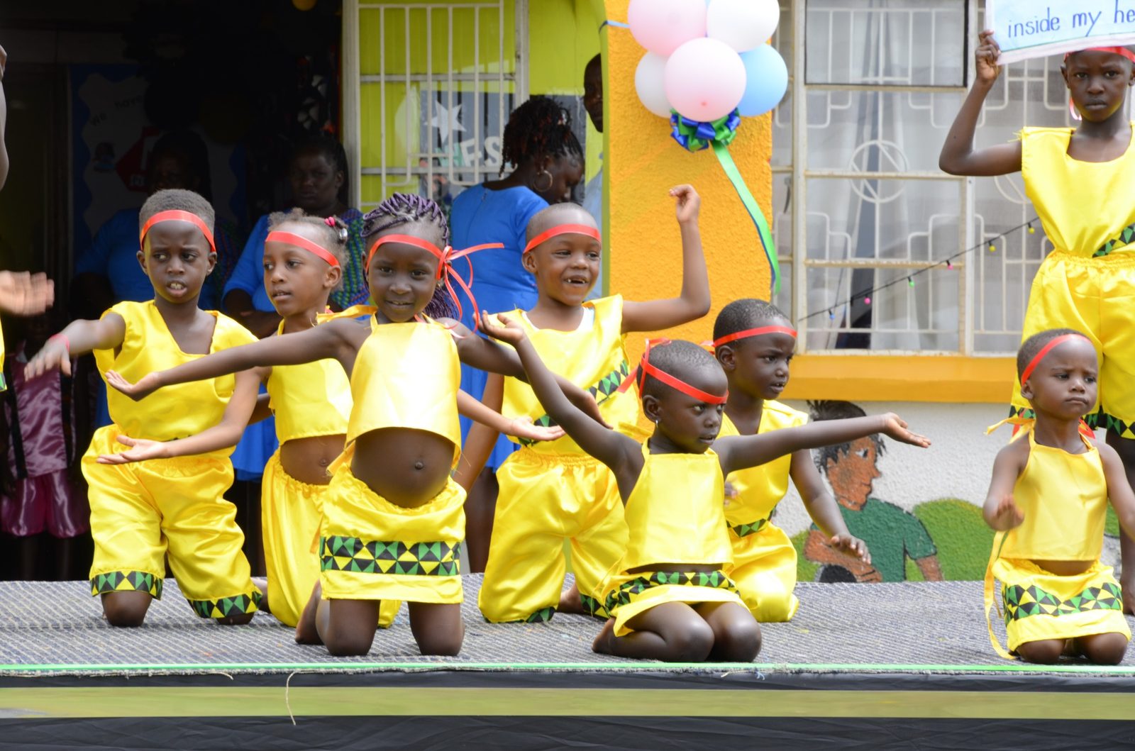 Children performing Music, Dance and Drama at Loving Hands Kindergarten and Primary School